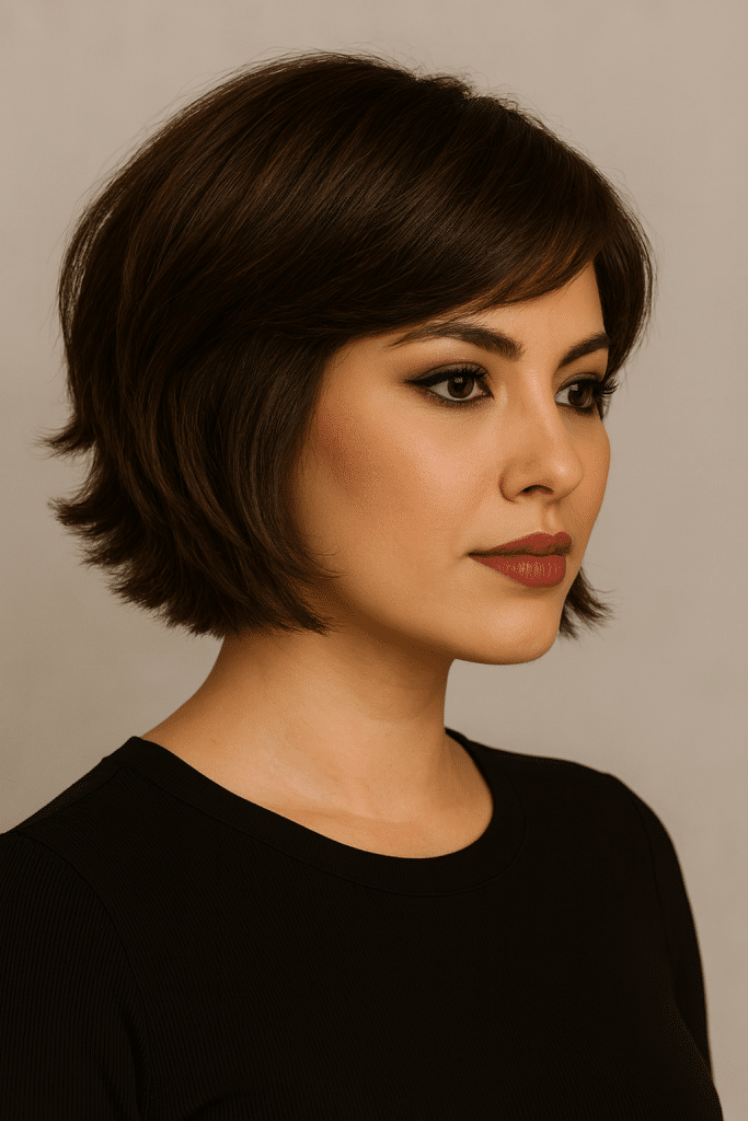 Coupe dégradée cheveux courts