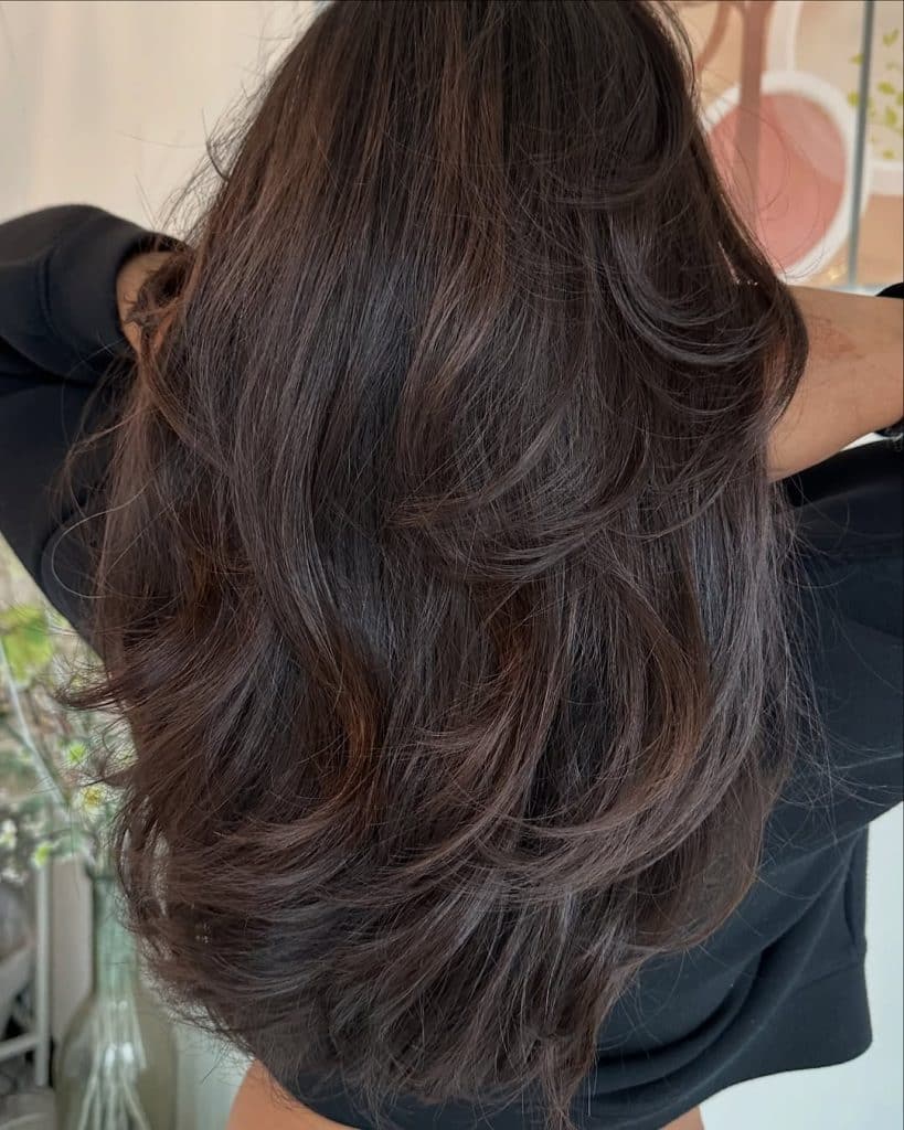 Coupe dégradée cheveux épais