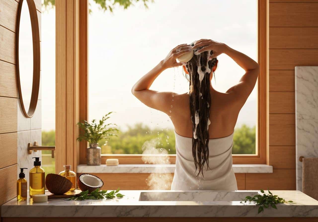 shampoing solide bienfaits cheveux